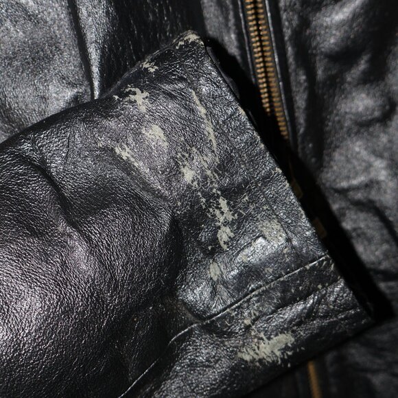 725 Originals faux Leather Moto Jacket Men’s Size S - Picture 6 of 9